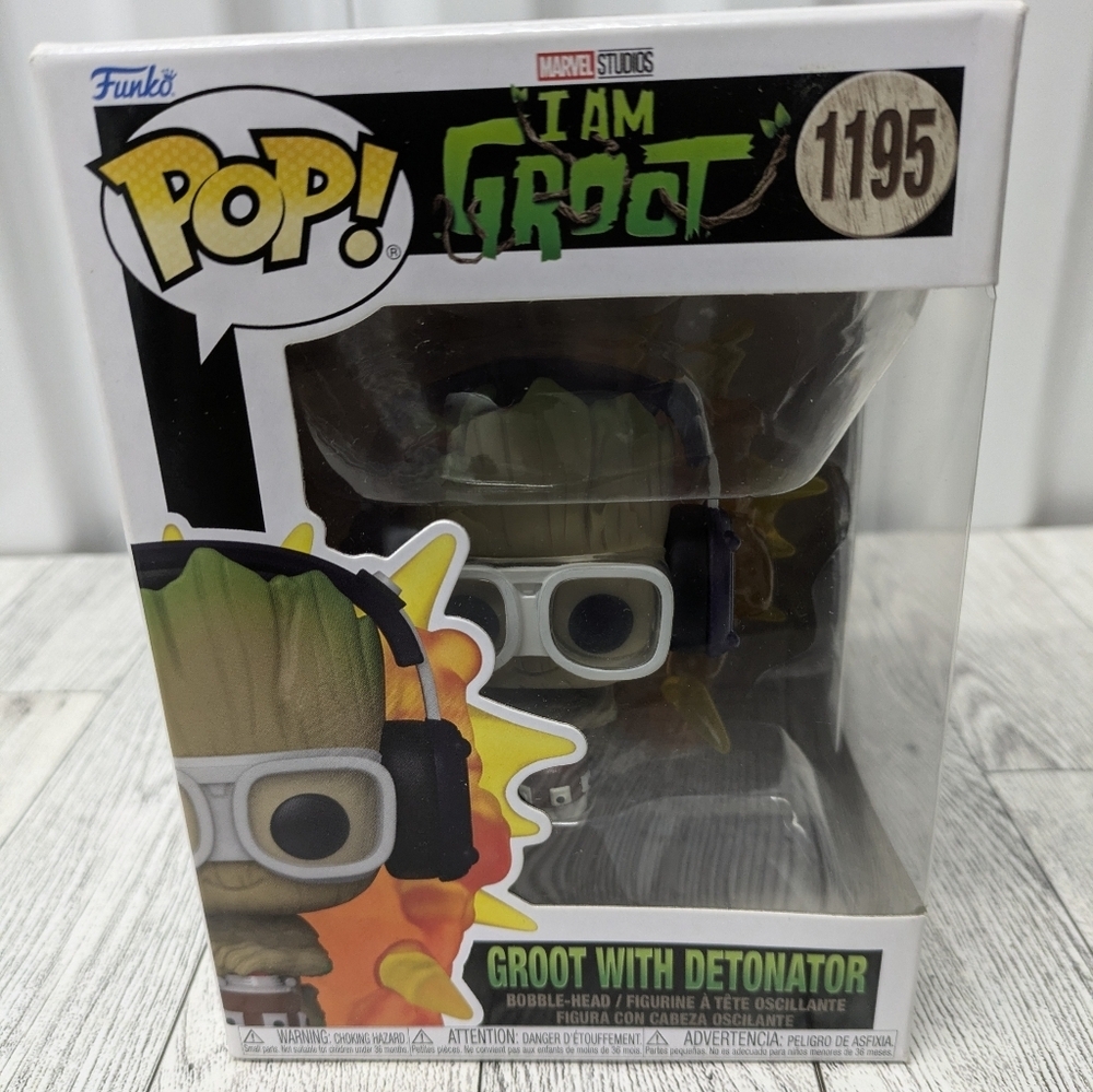 Funko Pop 1195 Groot with Headphones and Sunglasses